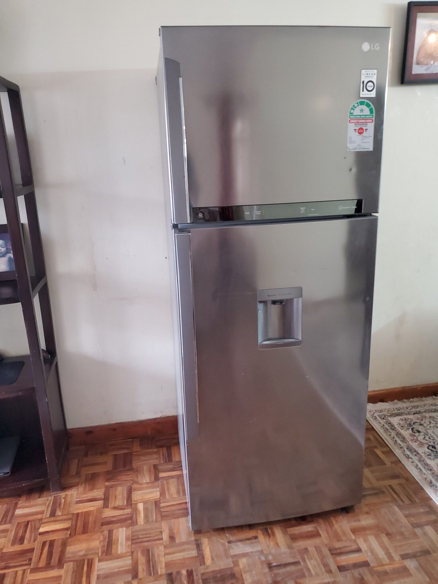 LG 471L Double Door Refrigerator (GL-F652HLHU) – For Repair or Parts