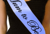Mum-To-Be Baby Shower Sash Kit — Pink, Blue & White | Nairobi