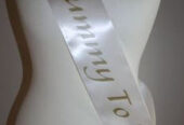 Mum-To-Be Baby Shower Sash Kit — Pink, Blue & White | Nairobi