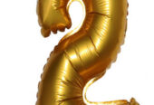 Gold Foil Number Balloons — Age Balloons 1 to 8 | Nairobi