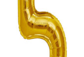 Gold Foil Number Balloons — Age Balloons 1 to 8 | Nairobi