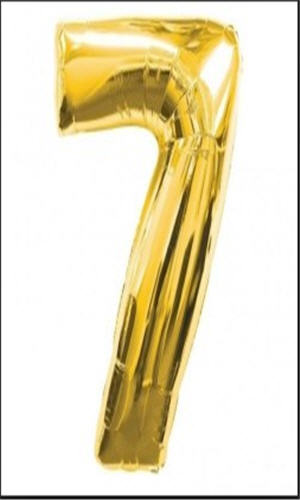 Gold Foil Number Balloons — Age Balloons 1 to 8 | Nairobi