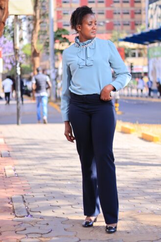 Chic Blouse and Pant Combo