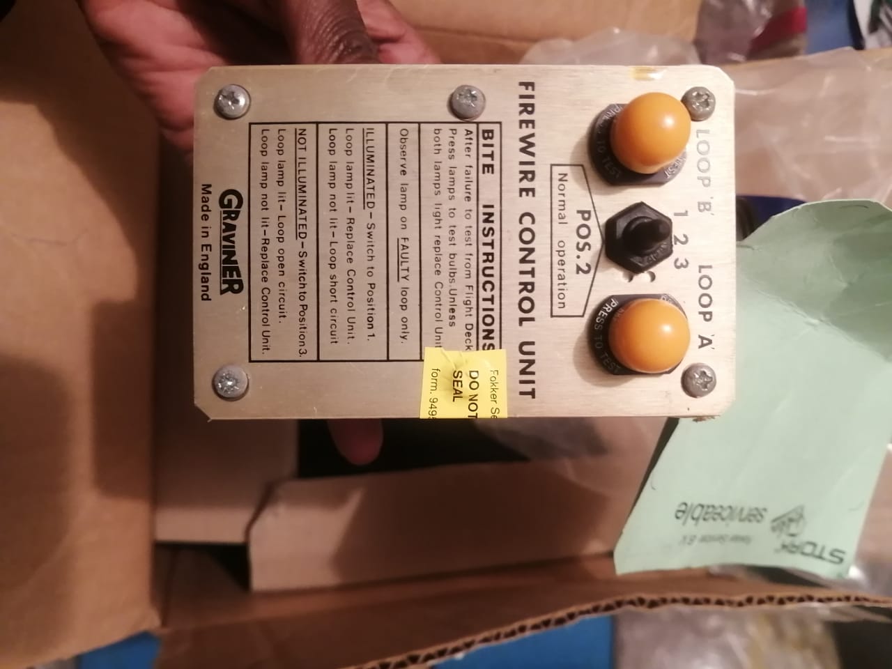 Fire Detection Controller (Part Number 51653-027)