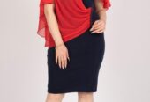 Drape Detail Fitted Dress