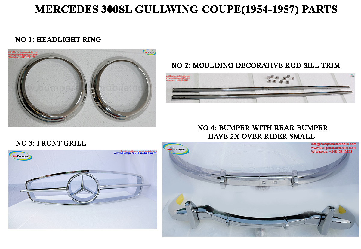Mercedes 300SL Gullwing Coupe Year (1954-1957)
